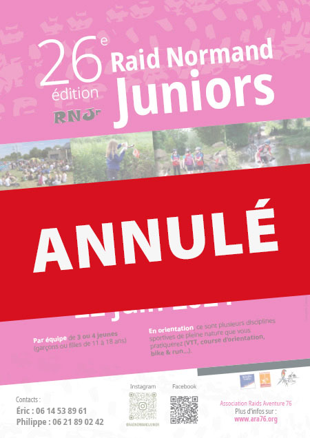 Raid Normand Juniors 2024 Affiche - Raid Normand Juniors 2024